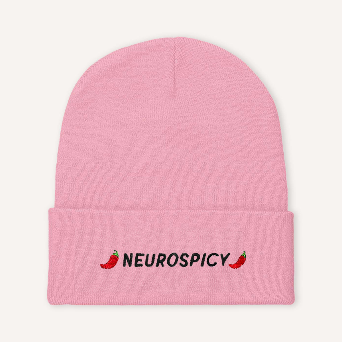 Neurospicy Embroidered Beanie Hat-Feminist Apparel, Feminist Gift, Feminist Cuffed Beanie Hat, BB45-The Spark Company