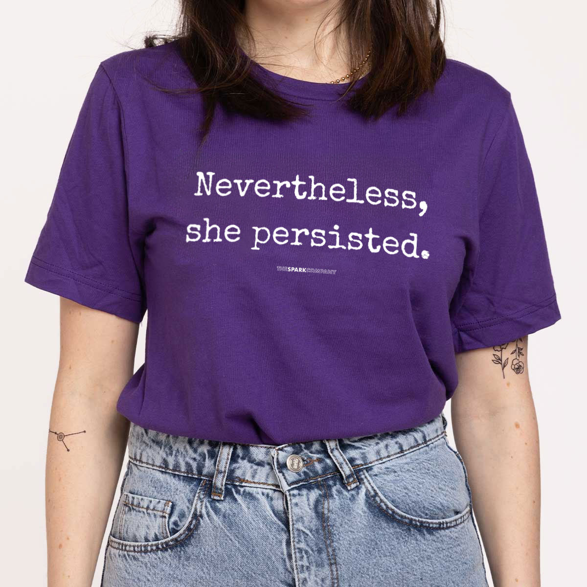 Nevertheless She Persisted T-Shirt-Feminist Apparel, Feminist Clothing, Feminist T Shirt-The Spark Company