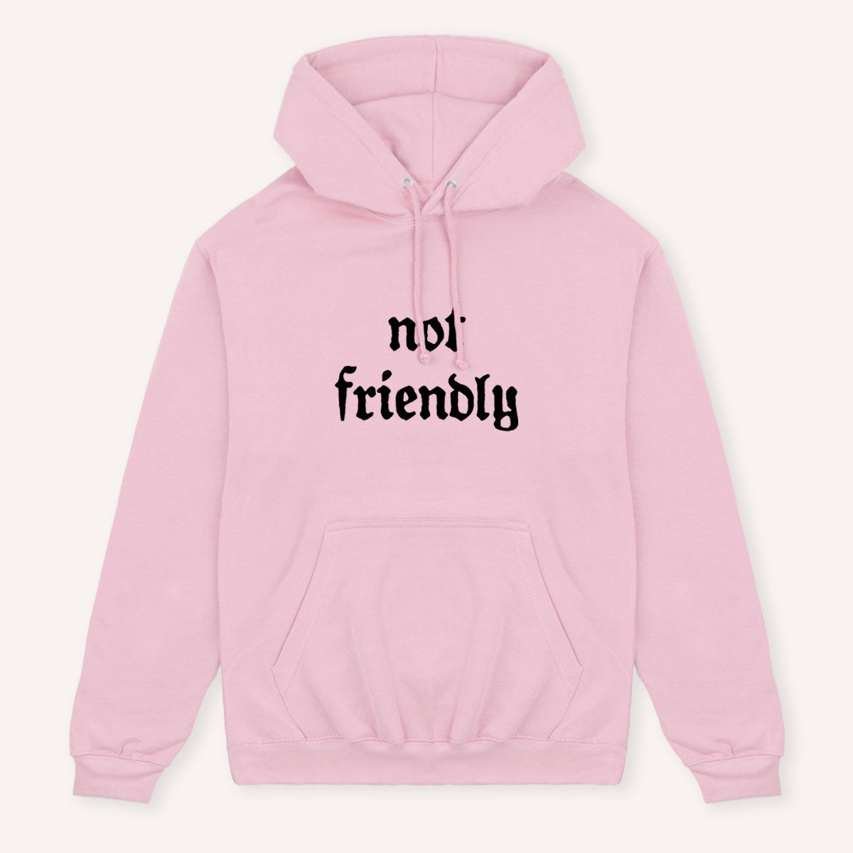 Not Friendly Hoodie-Feminist Apparel, Feminist Clothing, Feminist Hoodie, JH001-The Spark Company