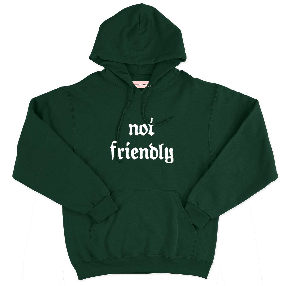 Not Friendly Hoodie-Feminist Apparel, Feminist Clothing, Feminist Hoodie, JH001-The Spark Company