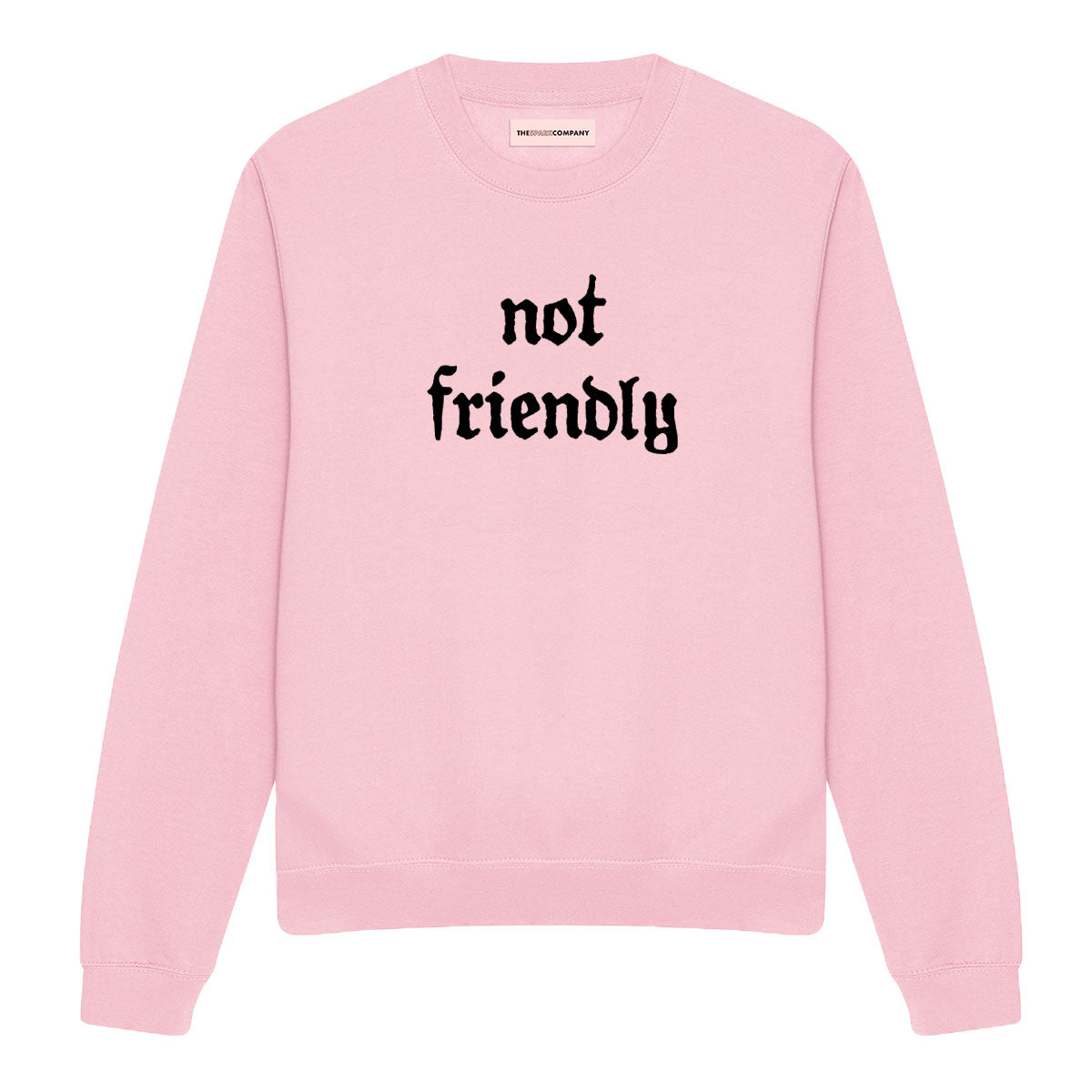 Not Friendly Sweatshirt-Feminist Apparel, Feminist Clothing, Feminist Sweatshirt, JH030-The Spark Company