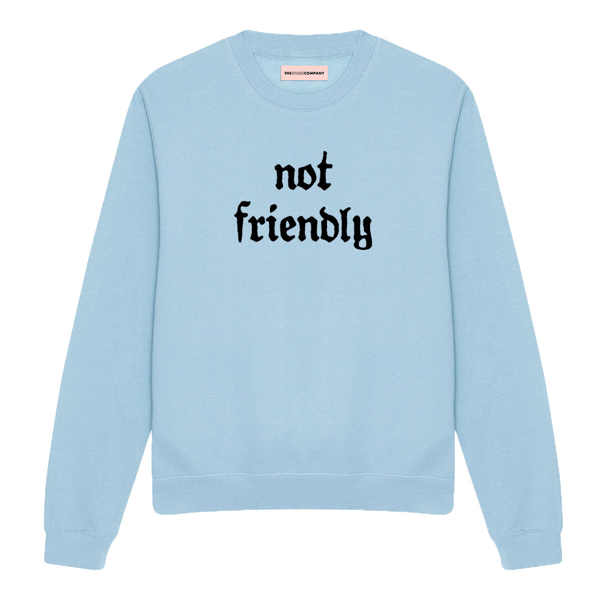 Not Friendly Sweatshirt-Feminist Apparel, Feminist Clothing, Feminist Sweatshirt, JH030-The Spark Company