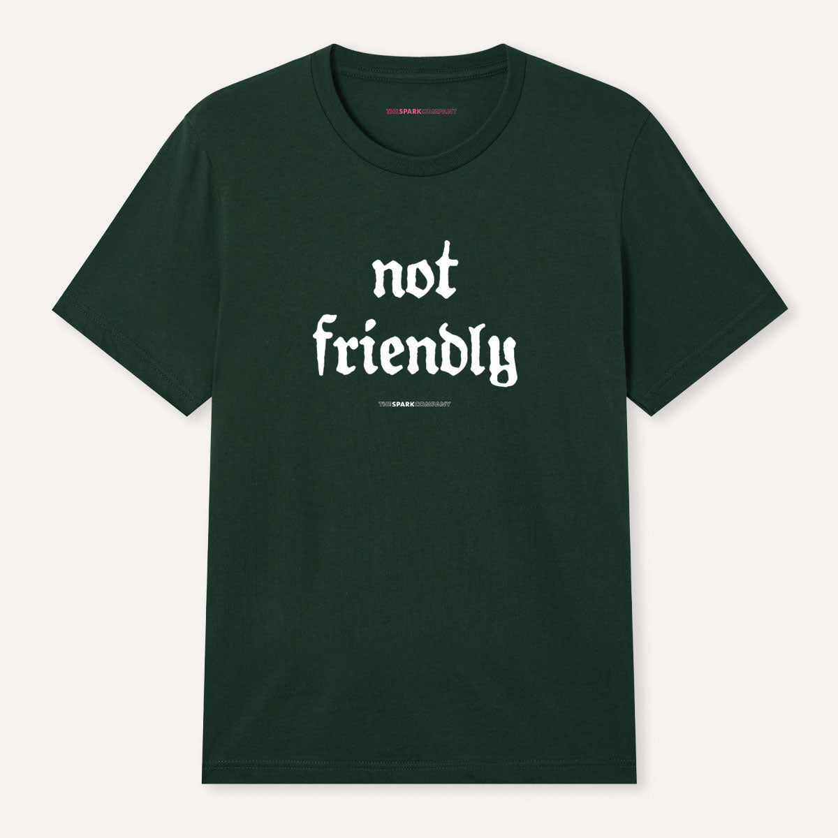 Not Friendly T-Shirt-Feminist Apparel, Feminist Clothing, Feminist T Shirt, BC3001-The Spark Company