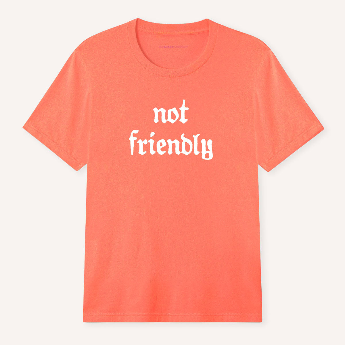 Not Friendly T-Shirt-Feminist Apparel, Feminist Clothing, Feminist T Shirt, BC3001-The Spark Company