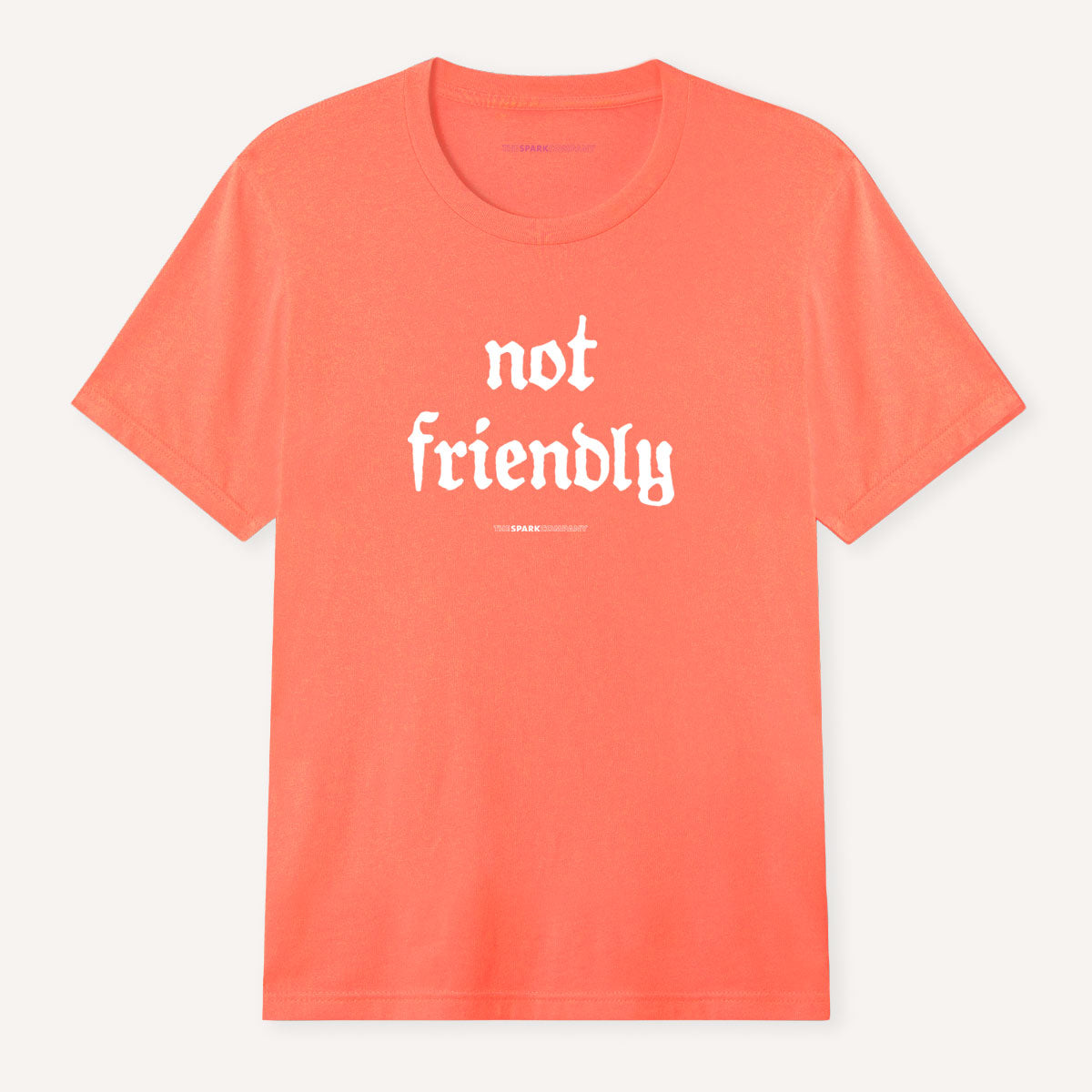 Not Friendly T-Shirt-Feminist Apparel, Feminist Clothing, Feminist T Shirt, BC3001-The Spark Company