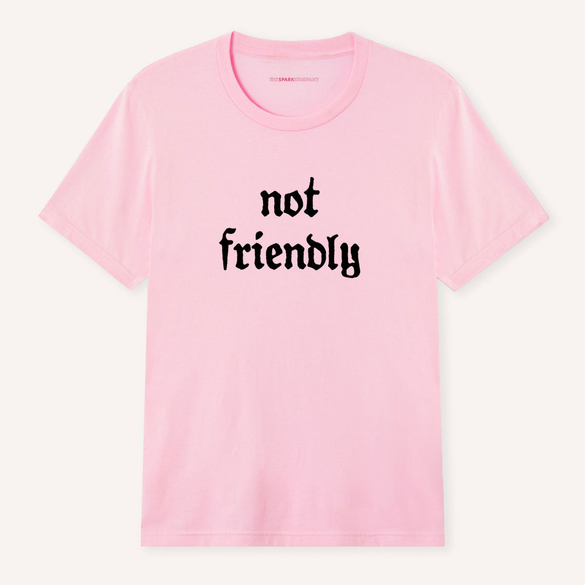 Not Friendly T-Shirt-Feminist Apparel, Feminist Clothing, Feminist T Shirt, BC3001-The Spark Company