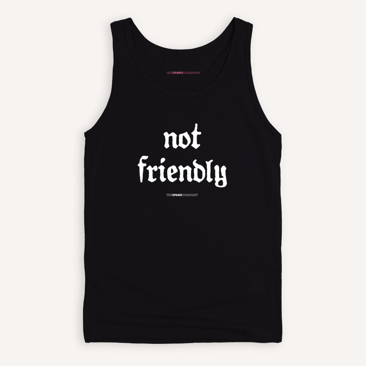 Not Friendly Tank Top-Feminist Apparel, Feminist Clothing, Feminist Tank, 03980-The Spark Company
