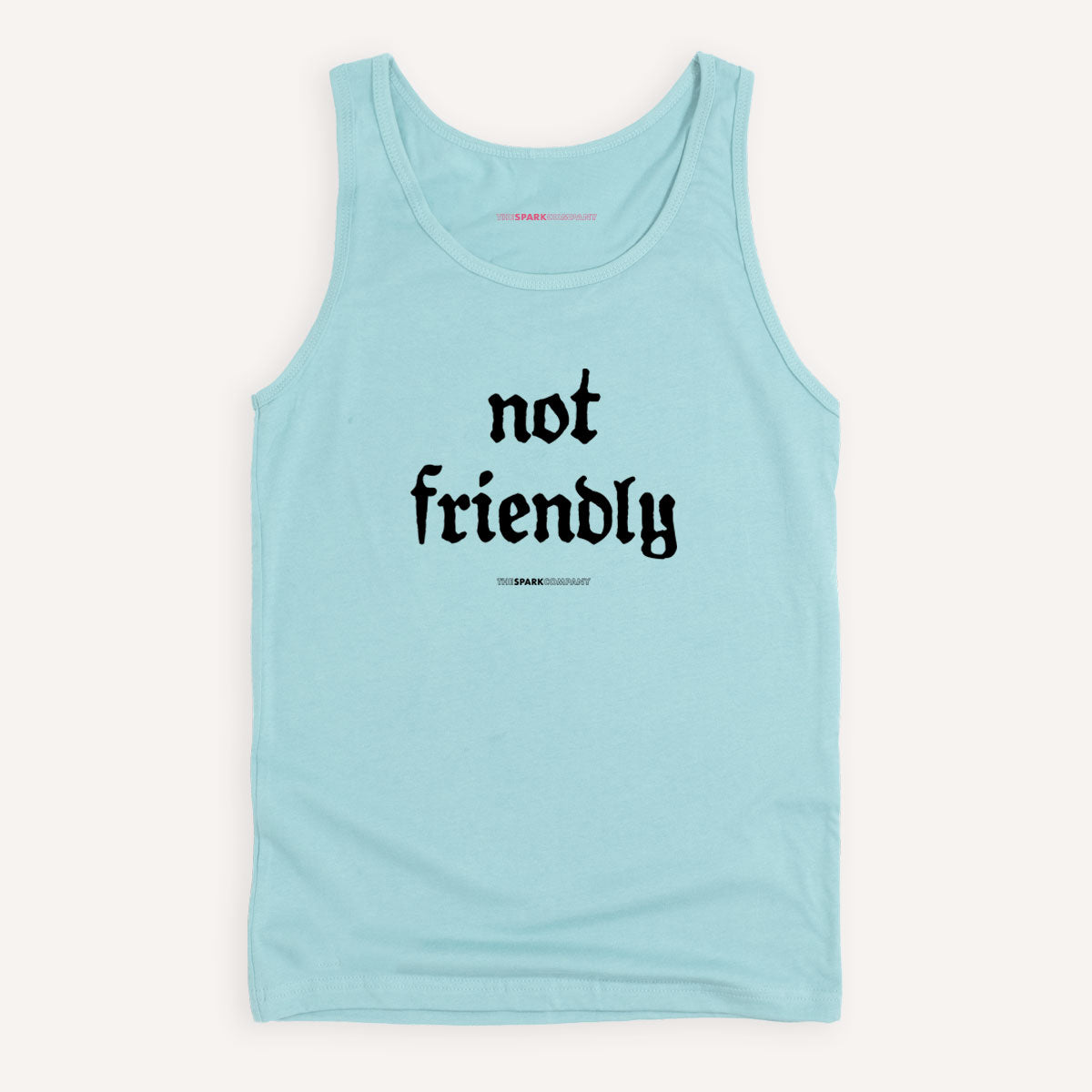Not Friendly Tank Top-Feminist Apparel, Feminist Clothing, Feminist Tank, 03980-The Spark Company