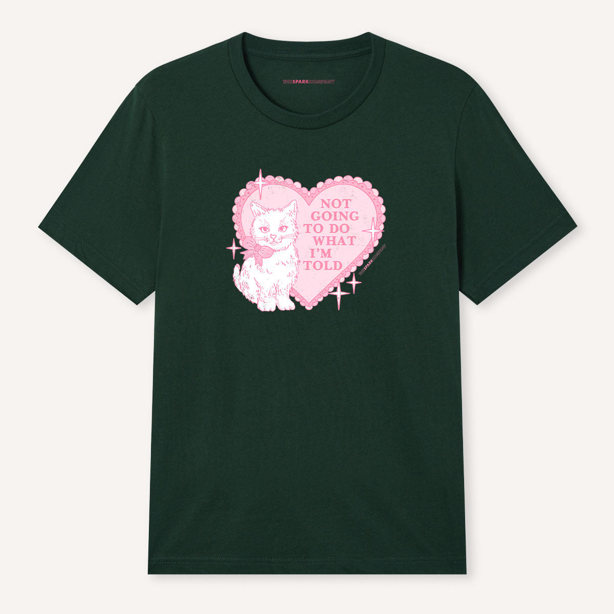 Not Going To Do What I'm Told T-Shirt-Feminist Apparel, Feminist Clothing, Feminist T Shirt, BC3001-The Spark Company