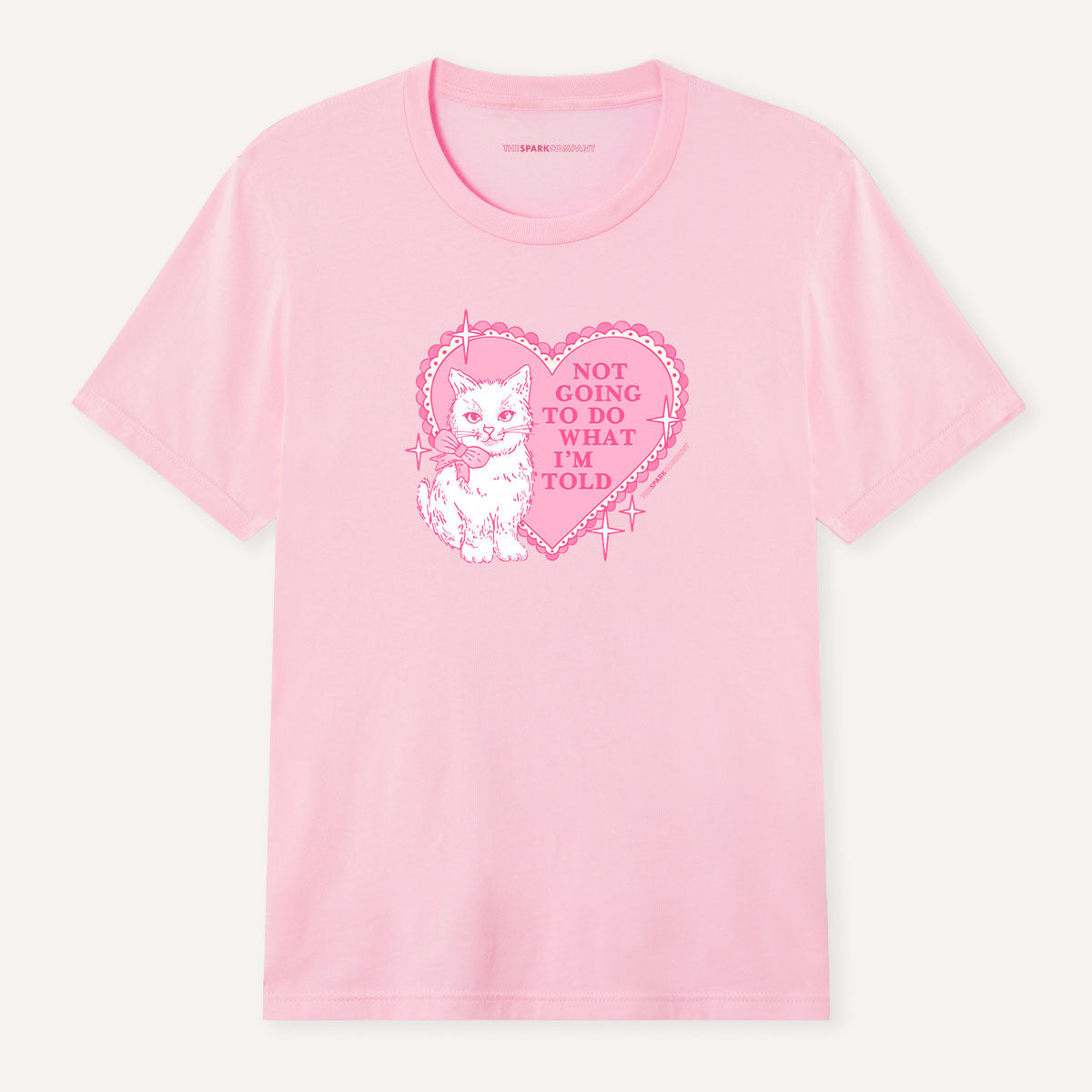 Not Going To Do What I'm Told T-Shirt-Feminist Apparel, Feminist Clothing, Feminist T Shirt, BC3001-The Spark Company