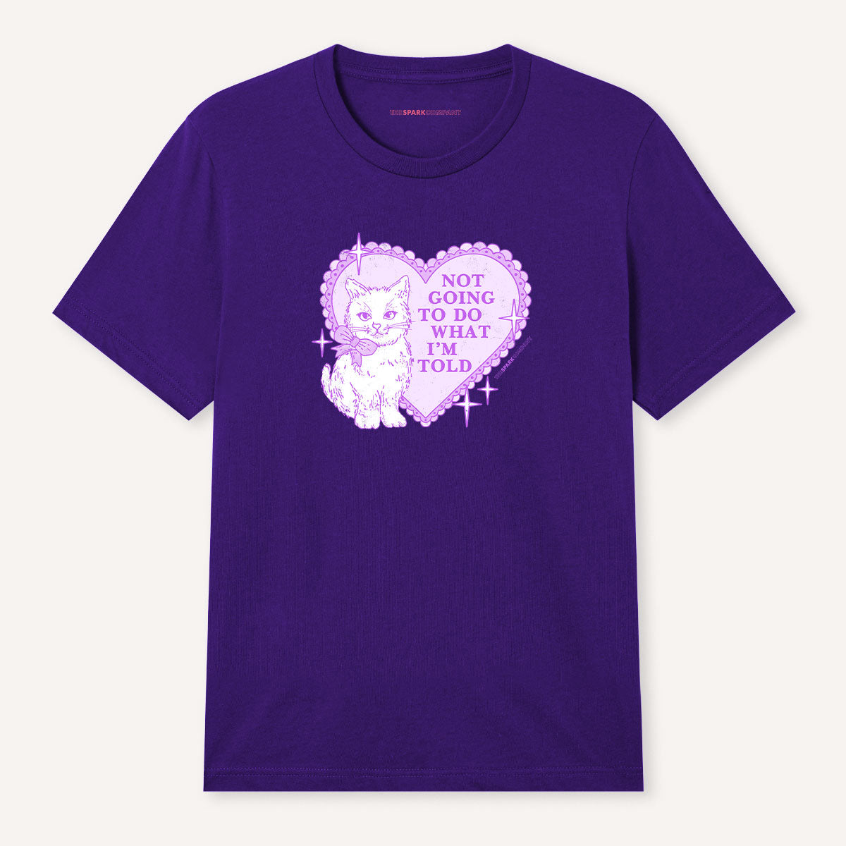 Not Going To Do What I'm Told T-Shirt-Feminist Apparel, Feminist Clothing, Feminist T Shirt, BC3001-The Spark Company