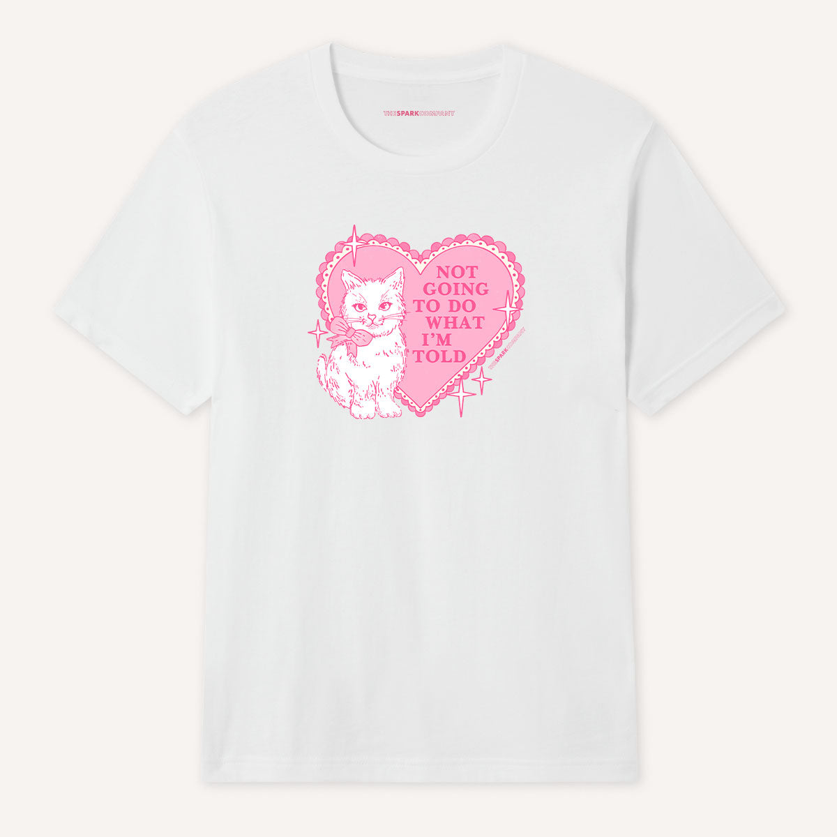 Not Going To Do What I'm Told T-Shirt-Feminist Apparel, Feminist Clothing, Feminist T Shirt, BC3001-The Spark Company