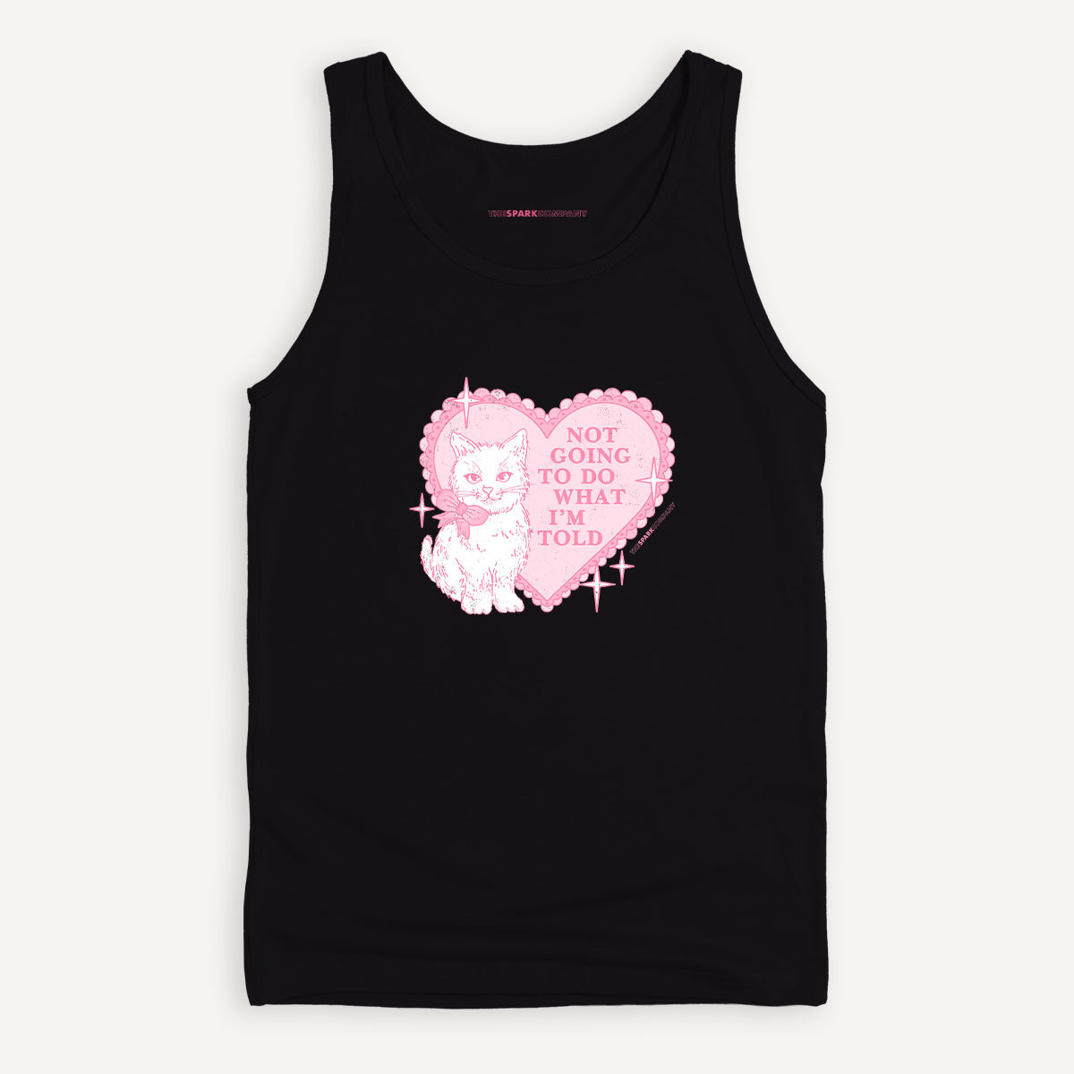 Not Going To Do What I'm Told Tank Top-Feminist Apparel, Feminist Clothing, Feminist Tank, 03980-The Spark Company