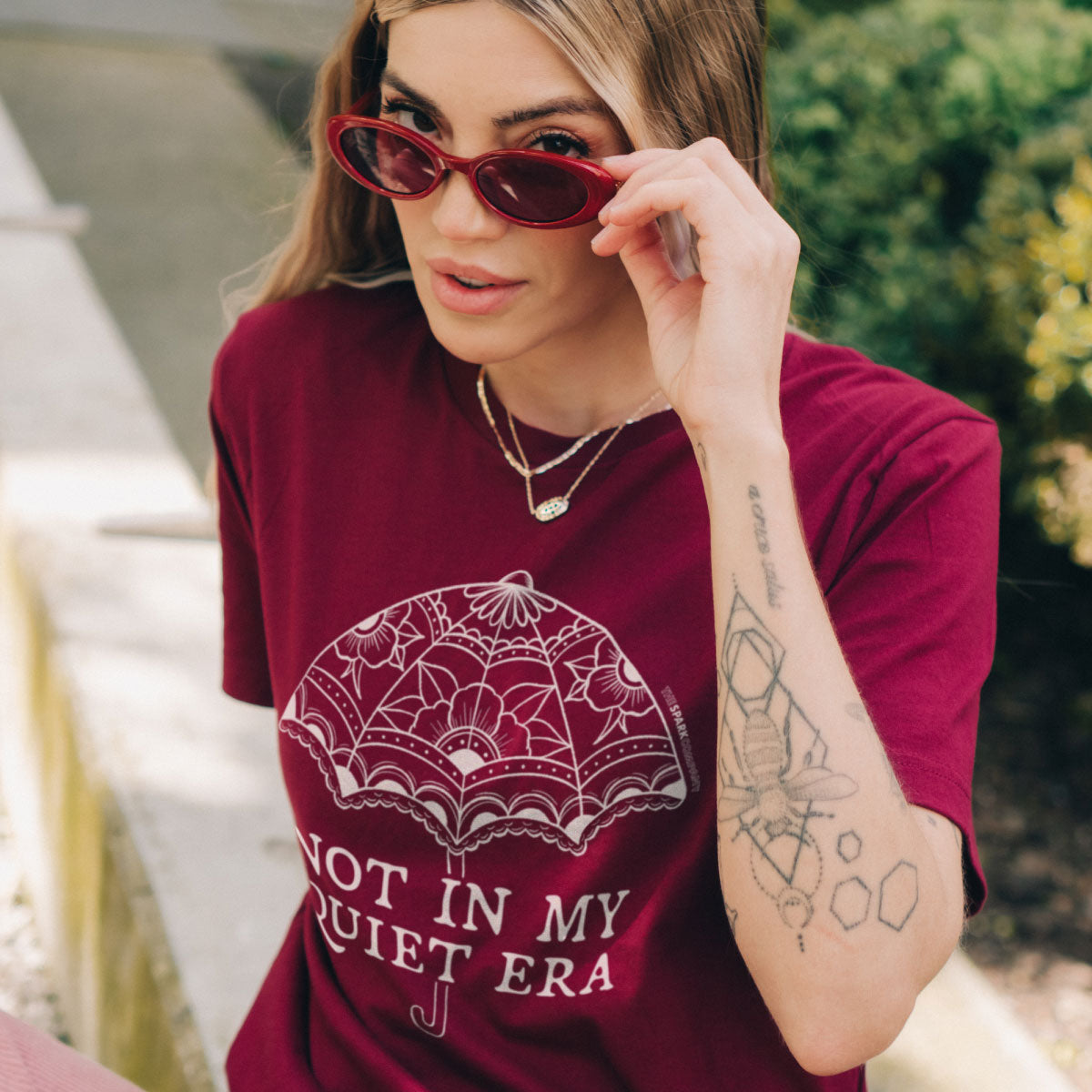 Not In My Quiet Era T-Shirt-Feminist Apparel, Feminist Clothing, Feminist T Shirt, BC3001-The Spark Company
