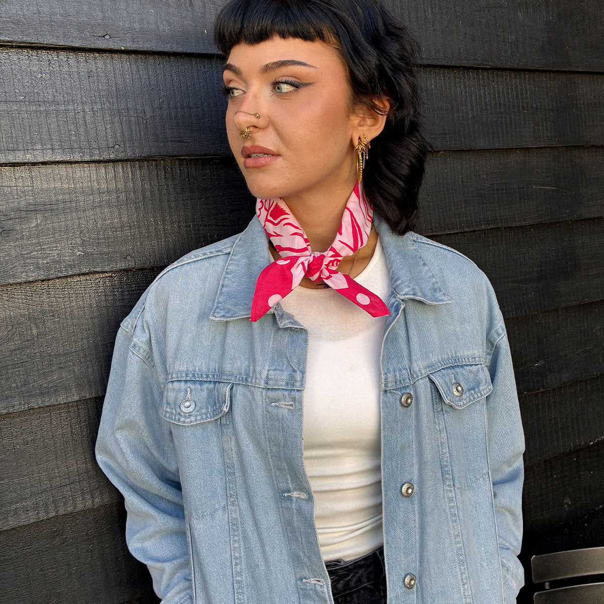 Not Made To Be Subtle Bandana Scarf-Feminist Apparel, Feminist Clothing, Feminist Bandana Scarf-The Spark Company