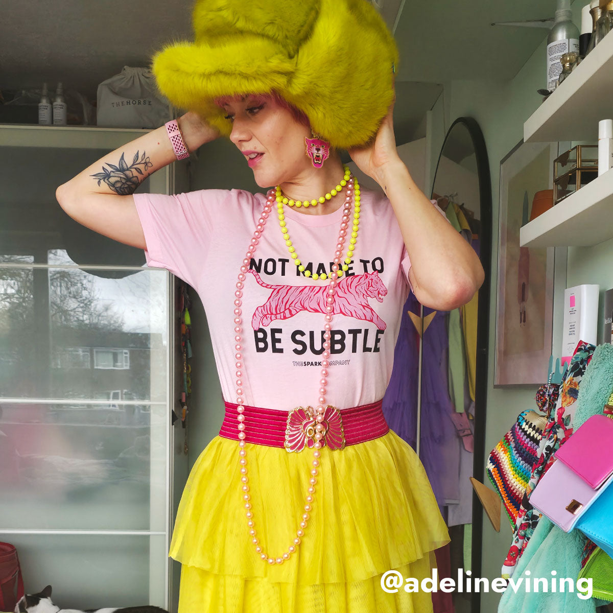 Not Made To Be Subtle T-Shirt-Feminist Apparel, Feminist Clothing, Feminist T Shirt, BC3001-The Spark Company