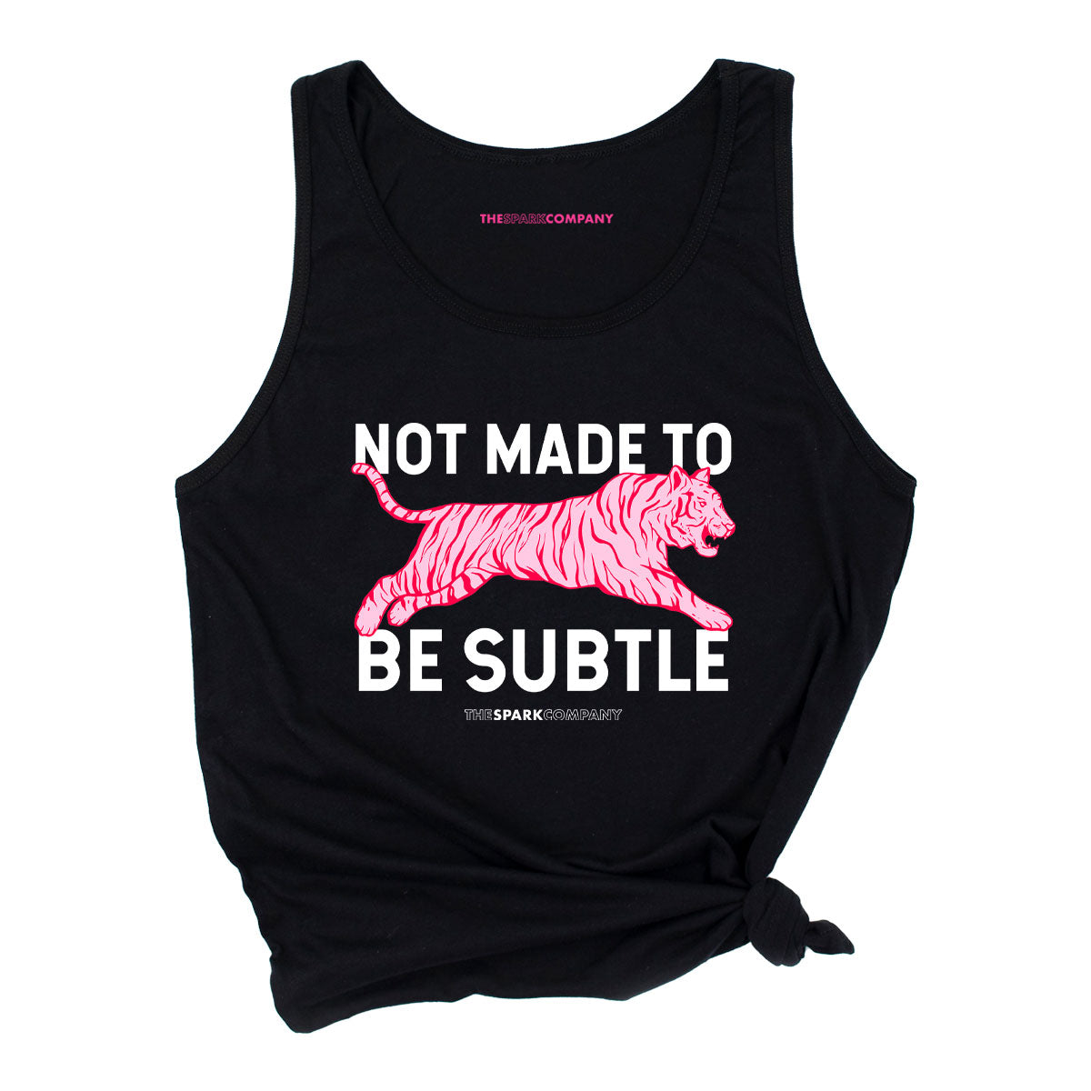 Not Made To Be Subtle Tank Top-Feminist Apparel, Feminist Clothing, Feminist Tank, 03980-The Spark Company