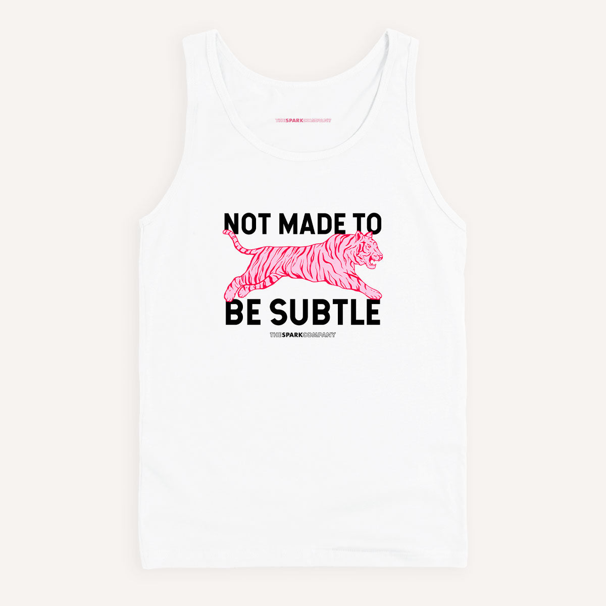 Not Made To Be Subtle Tank Top-Feminist Apparel, Feminist Clothing, Feminist Tank, 03980-The Spark Company