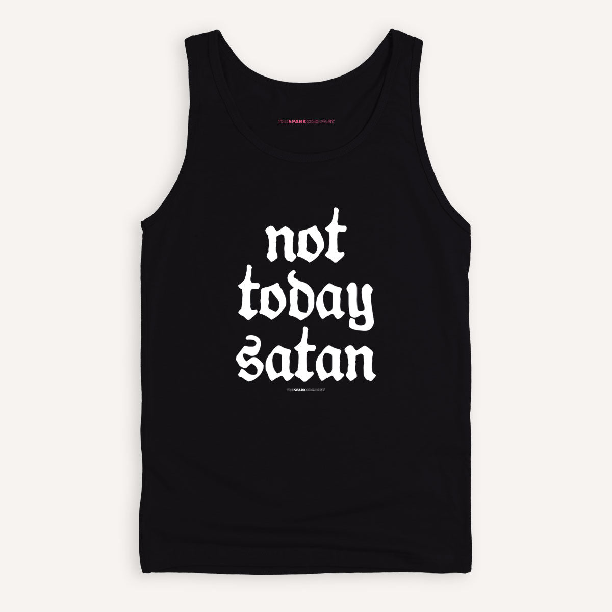 Not Today Satan Tank Top-Feminist Apparel, Feminist Clothing, Feminist Tank, 03980-The Spark Company