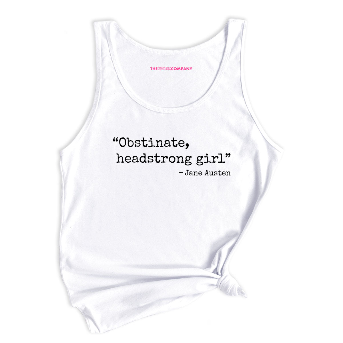 Obstinate, Headstrong Girl Tank Top-Feminist Apparel, Feminist Clothing, Feminist Tank, 03980-The Spark Company
