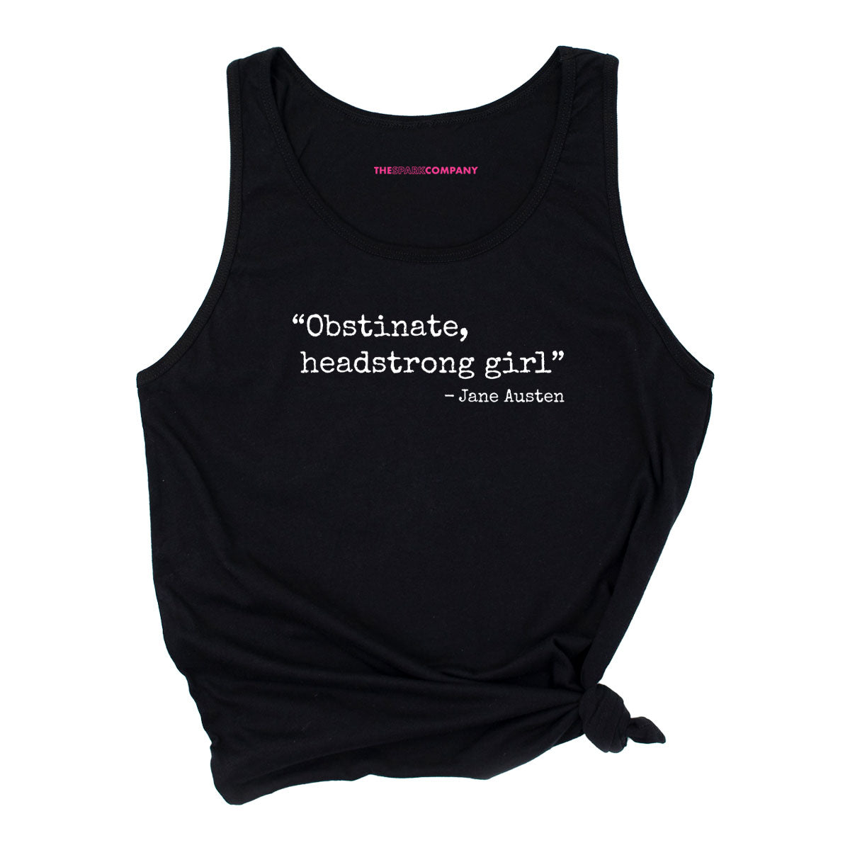 Obstinate, Headstrong Girl Tank Top-Feminist Apparel, Feminist Clothing, Feminist Tank, 03980-The Spark Company