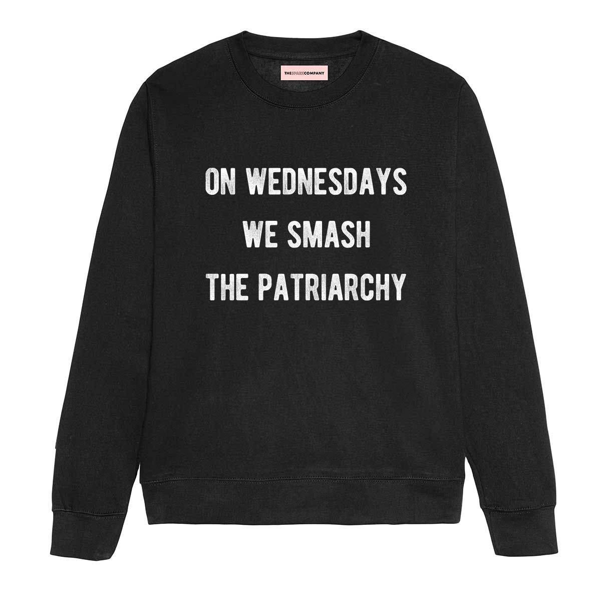 On Wednesdays We Smash The Patriarchy Sweatshirt-Feminist Apparel, Feminist Clothing, Feminist Sweatshirt, JH030-The Spark Company