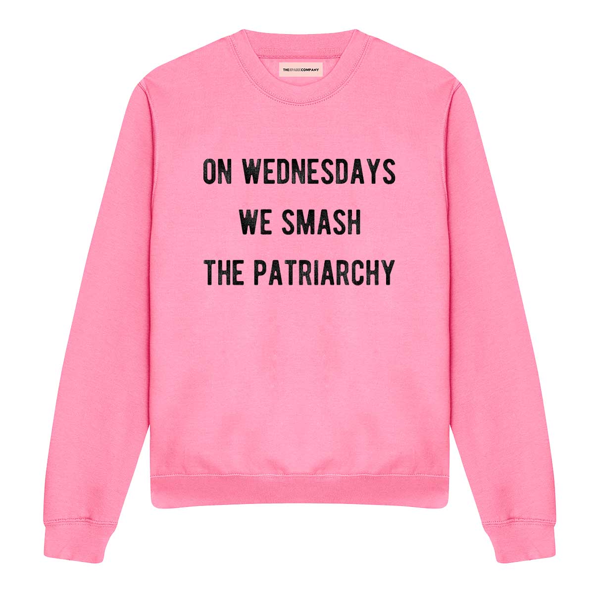 On Wednesdays We Smash The Patriarchy Sweatshirt-Feminist Apparel, Feminist Clothing, Feminist Sweatshirt, JH030-The Spark Company
