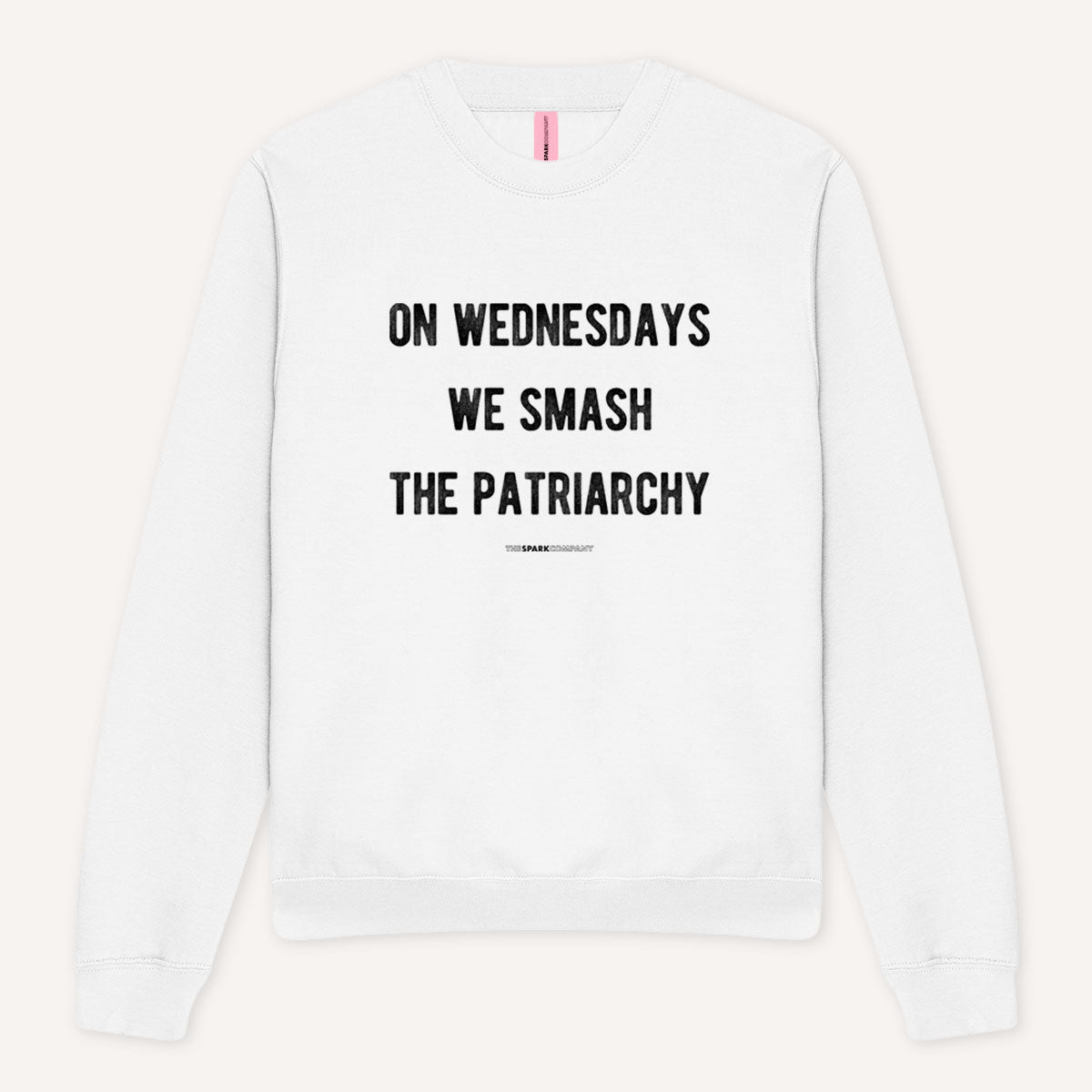 On Wednesdays We Smash The Patriarchy Sweatshirt-Feminist Apparel, Feminist Clothing, Feminist Sweatshirt, JH030-The Spark Company