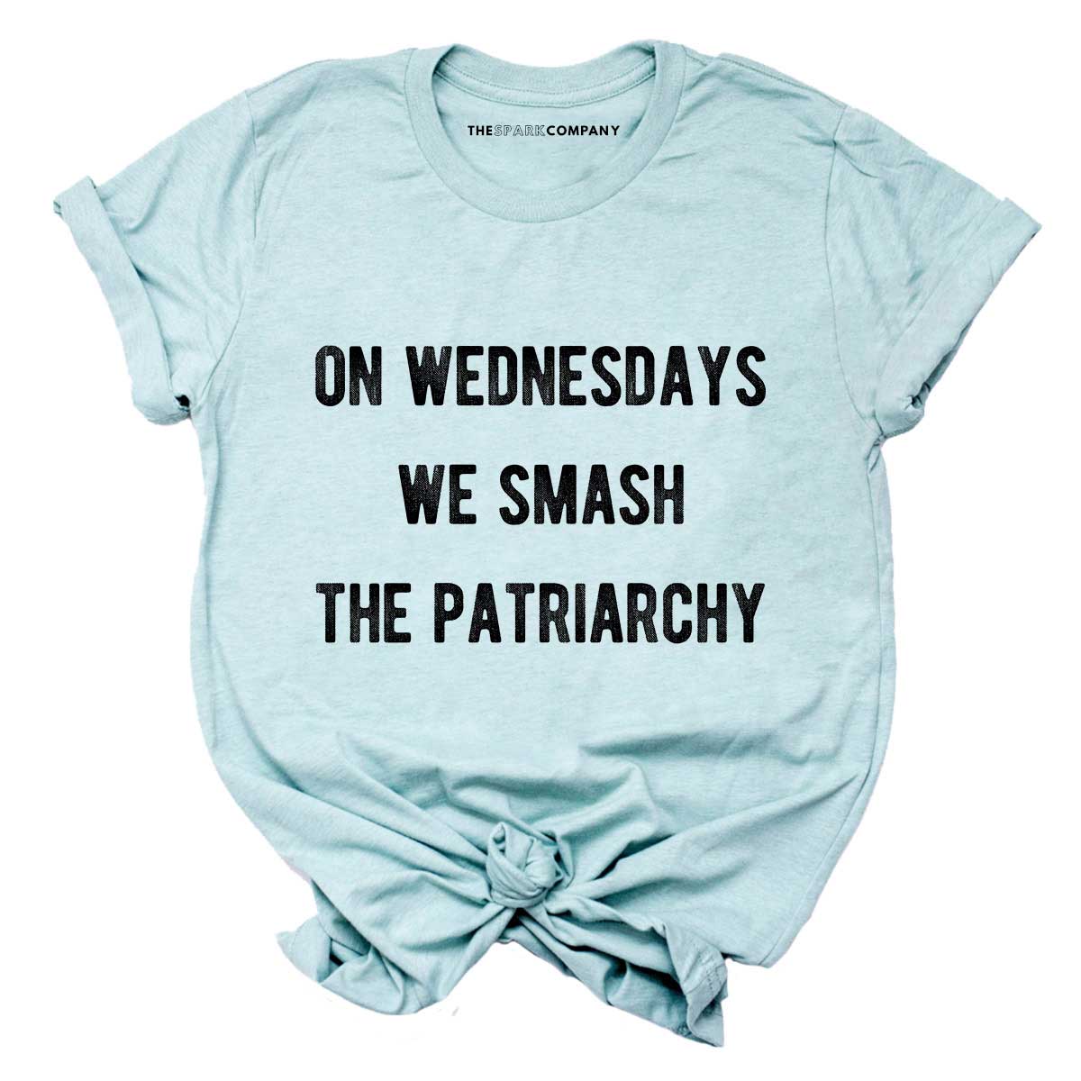 On Wednesdays We Smash The Patriarchy T-Shirt-Feminist Apparel, Feminist Clothing, Feminist T Shirt-The Spark Company