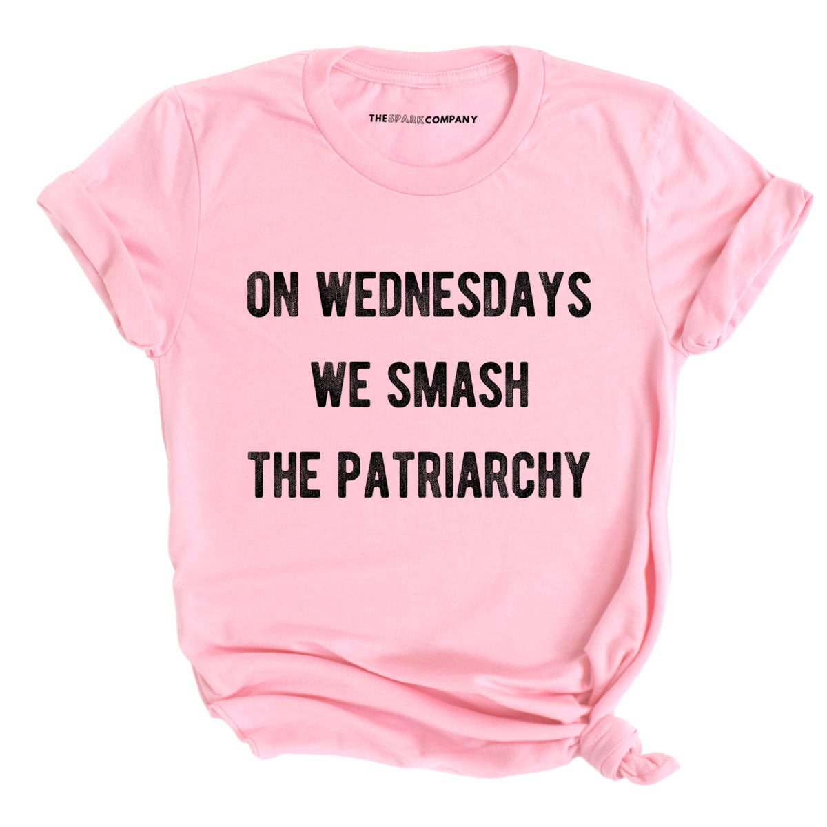 On Wednesdays We Smash The Patriarchy T-Shirt-Feminist Apparel, Feminist Clothing, Feminist T Shirt-The Spark Company