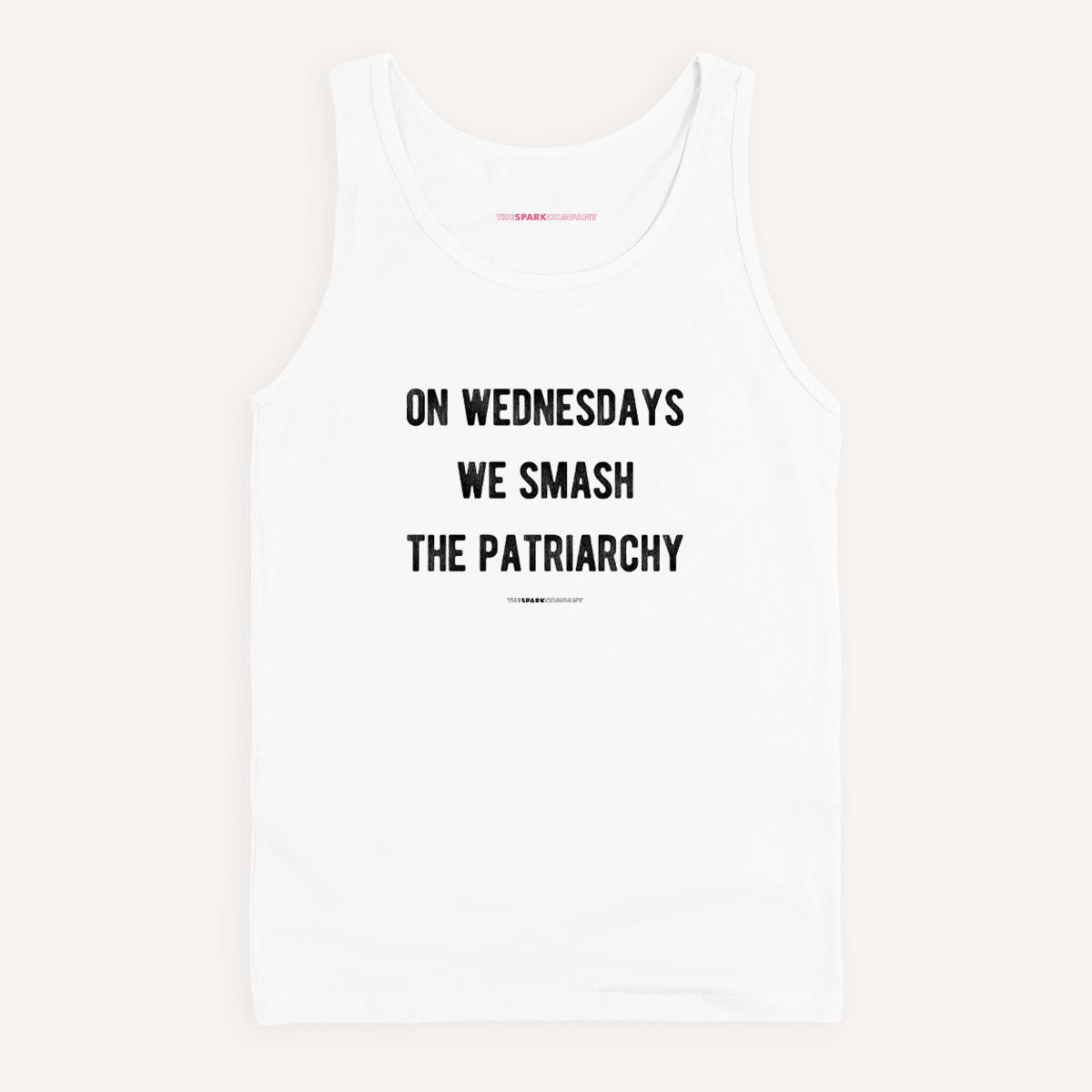 On Wednesdays We Smash The Patriarchy Tank Top-Feminist Apparel, Feminist Clothing, Feminist Tank, 03980-The Spark Company