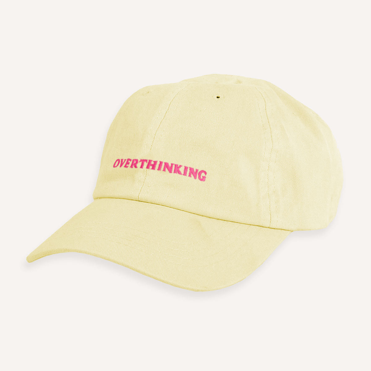 Overthinking Slogan Cap-Feminist Apparel, Feminist Gift, Slogan Cap, BC653-The Spark Company