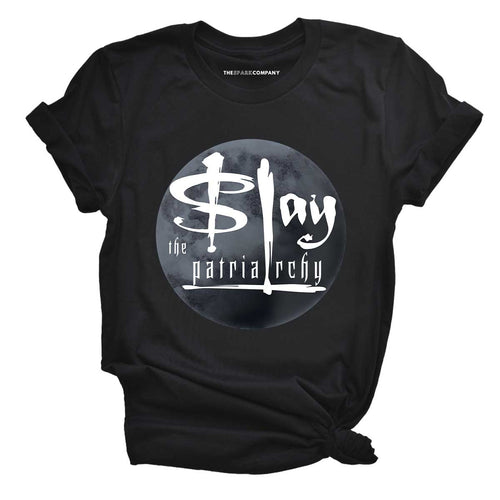 Patriarchy Slayer T-Shirt-Feminist Apparel, Feminist Clothing, Feminist T Shirt, BC3001-The Spark Company