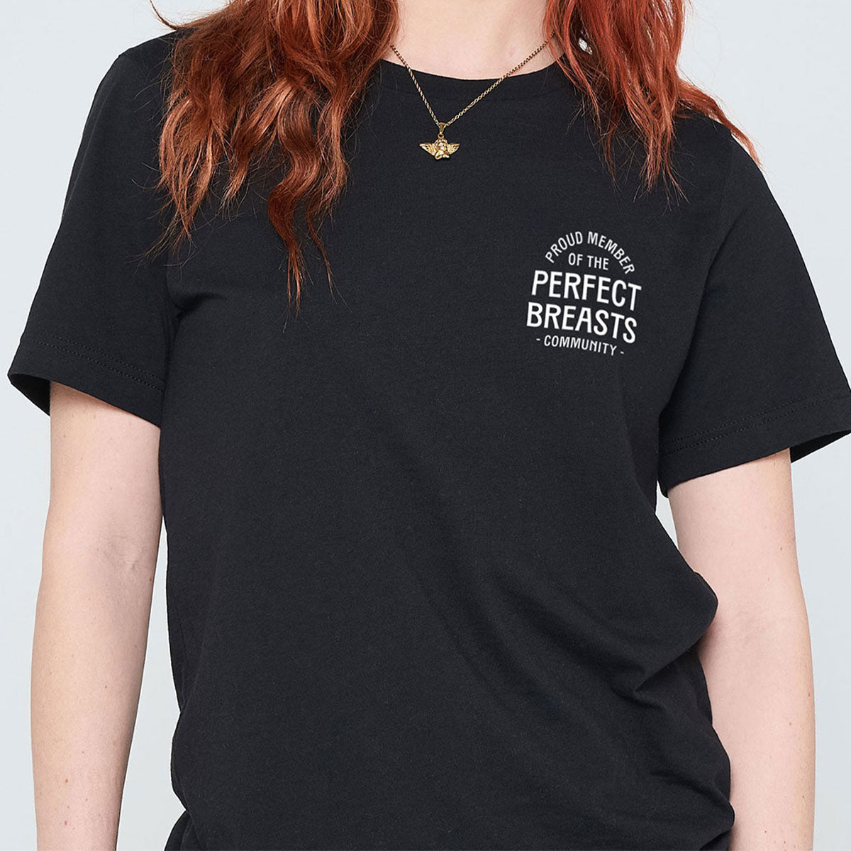 Perfect Breasts Community T-Shirt-Feminist Apparel, Feminist Clothing, Feminist T Shirt, BC3001-The Spark Company