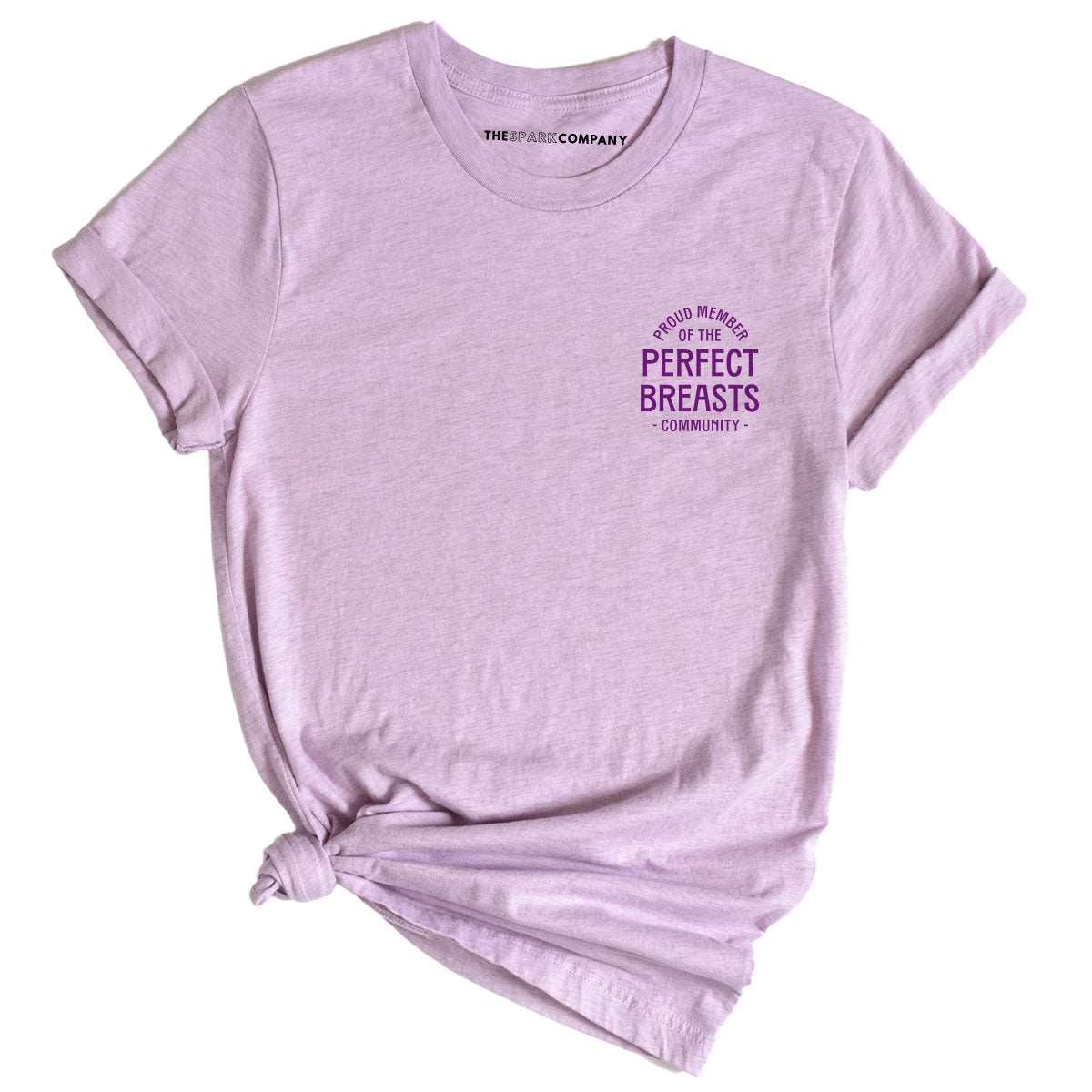 Perfect Breasts Community T-Shirt-Feminist Apparel, Feminist Clothing, Feminist T Shirt, BC3001-The Spark Company