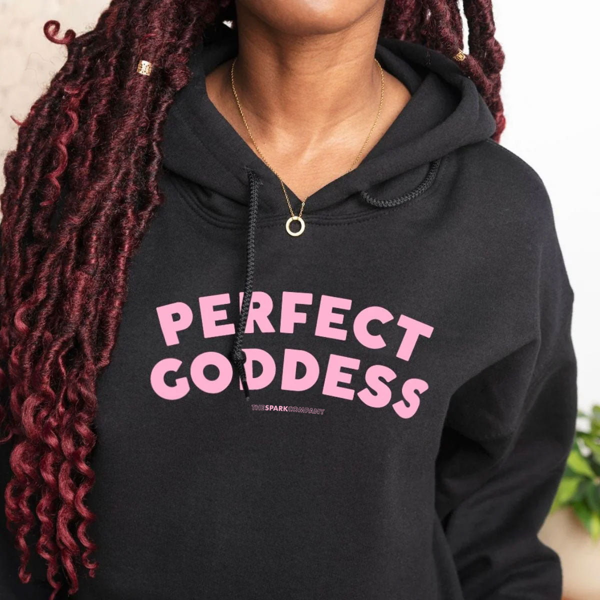 Perfect Goddess Hoodie-Feminist Apparel, Feminist Clothing, Feminist Hoodie, JH001-The Spark Company