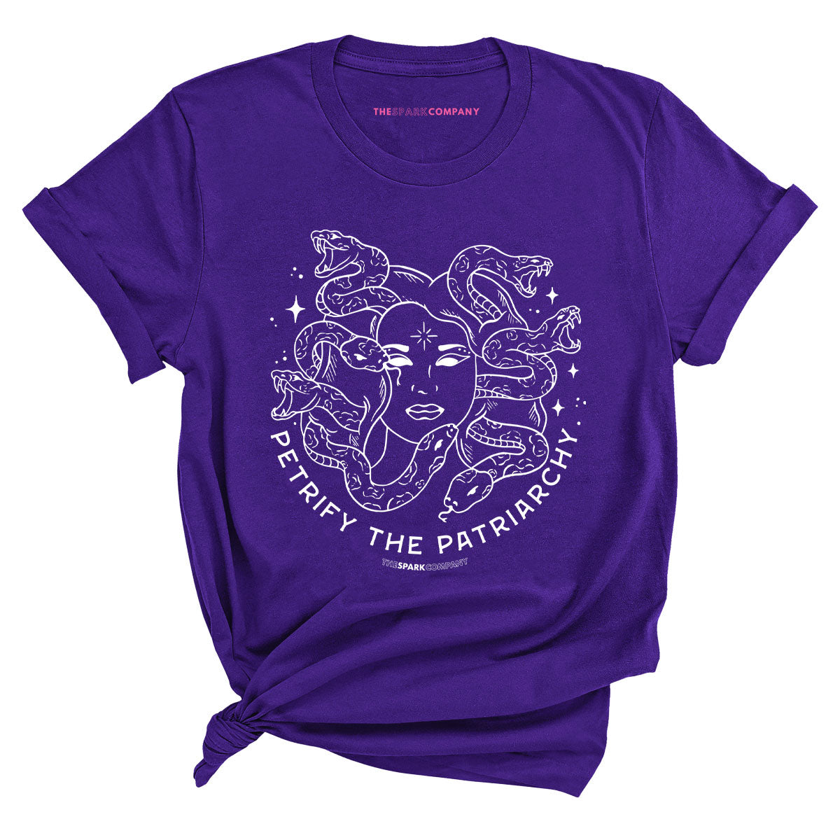 Petrify The Patriarchy T-Shirt-Feminist Apparel, Feminist Clothing, Feminist T Shirt, BC3001-The Spark Company