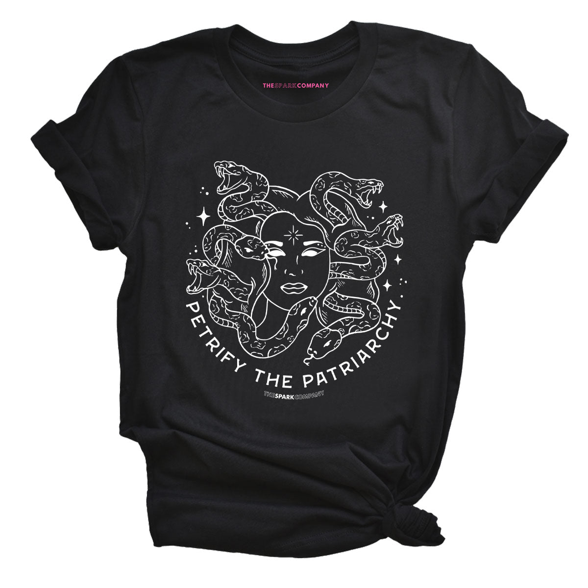 Petrify The Patriarchy T-Shirt-Feminist Apparel, Feminist Clothing, Feminist T Shirt, BC3001-The Spark Company