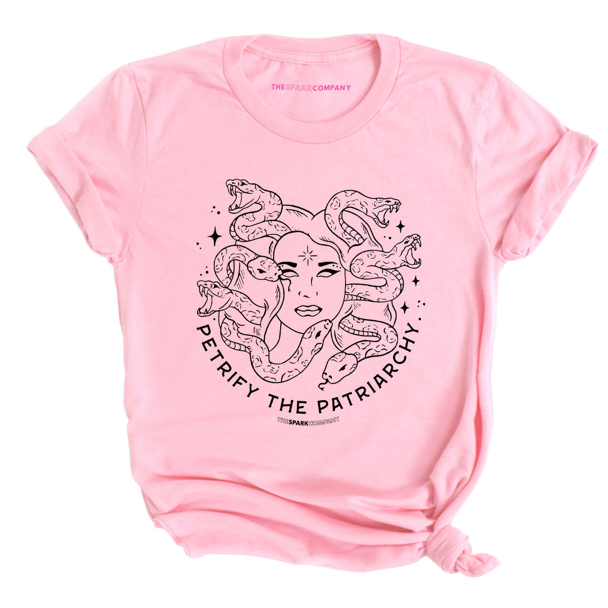 Petrify The Patriarchy T-Shirt-Feminist Apparel, Feminist Clothing, Feminist T Shirt, BC3001-The Spark Company