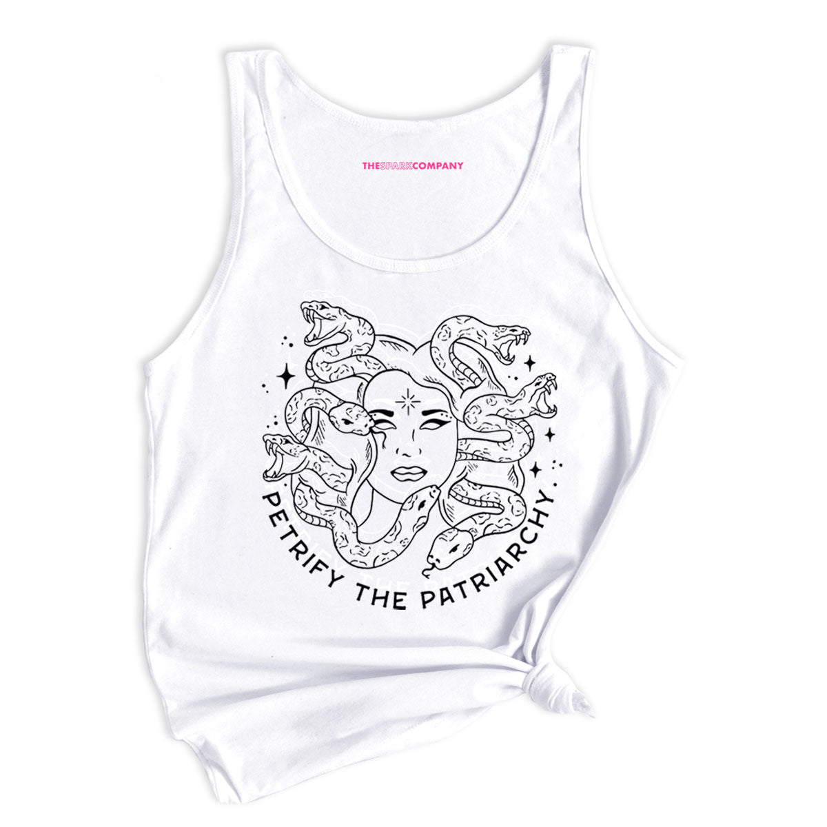 Petrify The Patriarchy Tank Top-Feminist Apparel, Feminist Clothing, Feminist Tank, 03980-The Spark Company