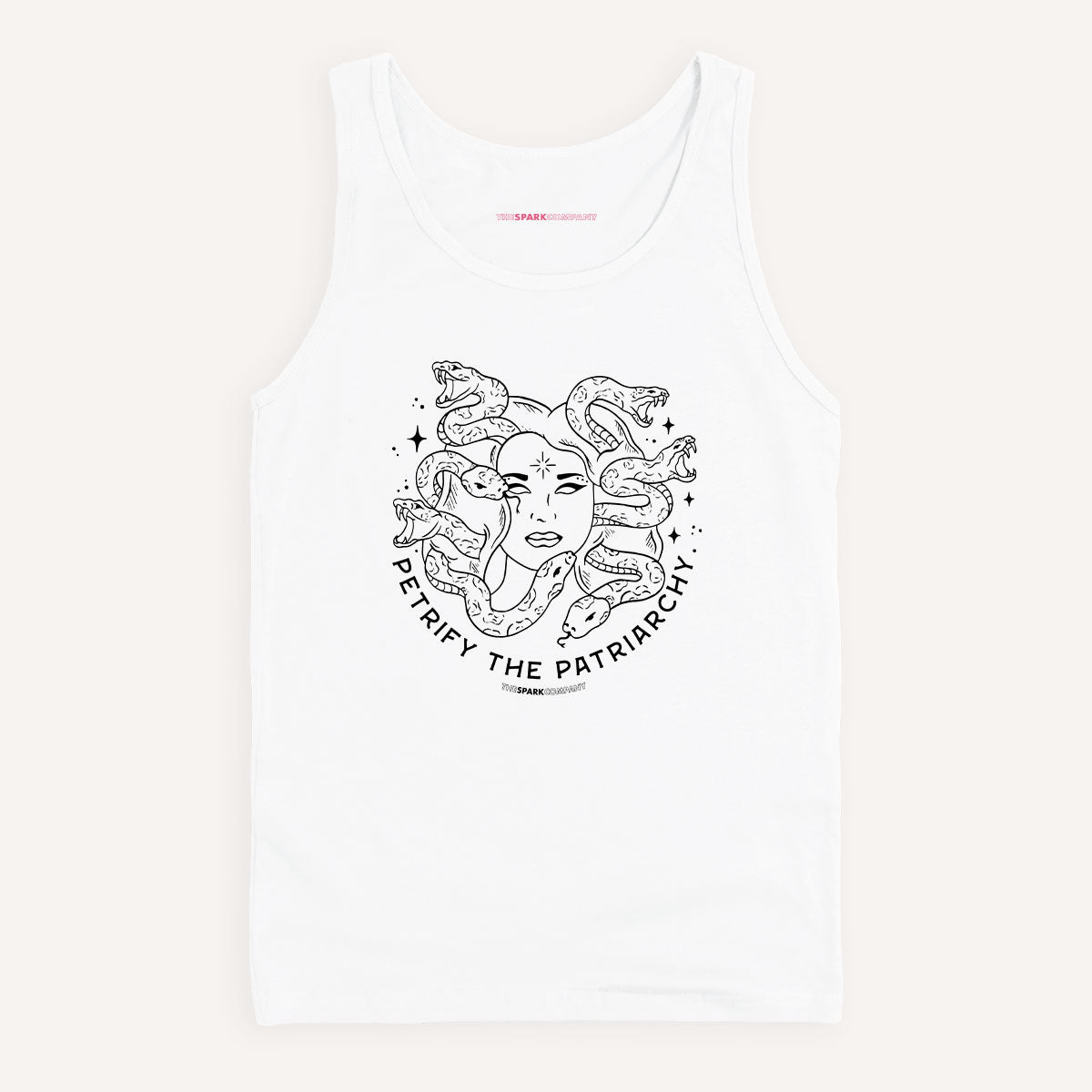 Petrify The Patriarchy Tank Top-Feminist Apparel, Feminist Clothing, Feminist Tank, 03980-The Spark Company