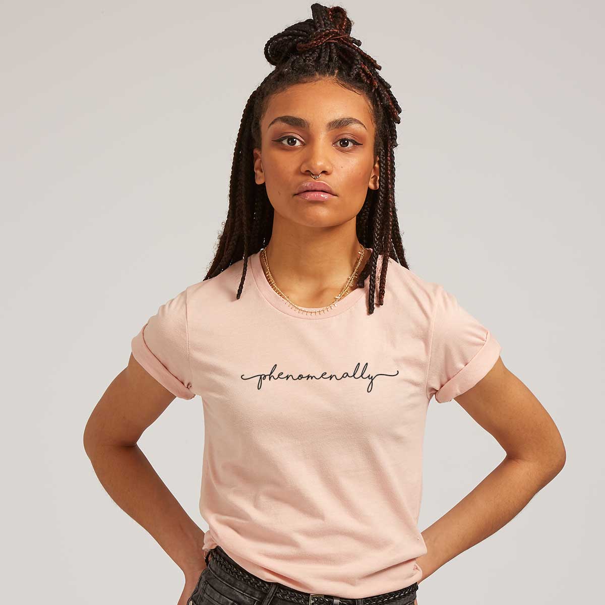 Phenomenal Woman T-Shirt-Feminist Apparel, Feminist Clothing, Feminist T Shirt-The Spark Company