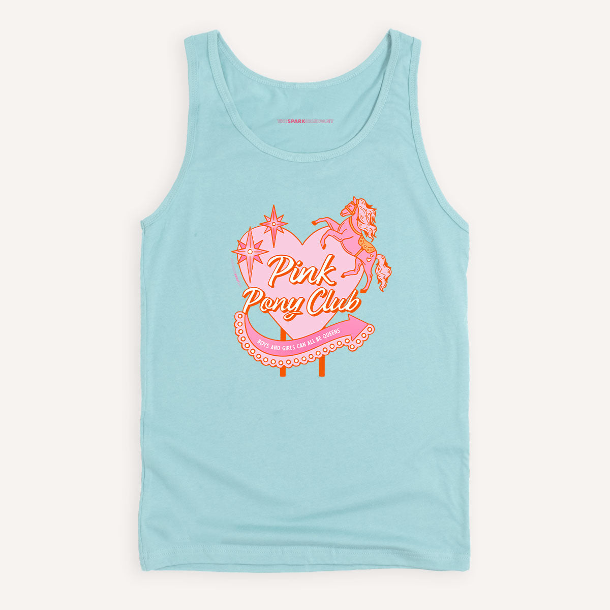 Pink Pony Club Tank Top-Feminist Apparel, Feminist Clothing, Feminist Tank, 03980-The Spark Company