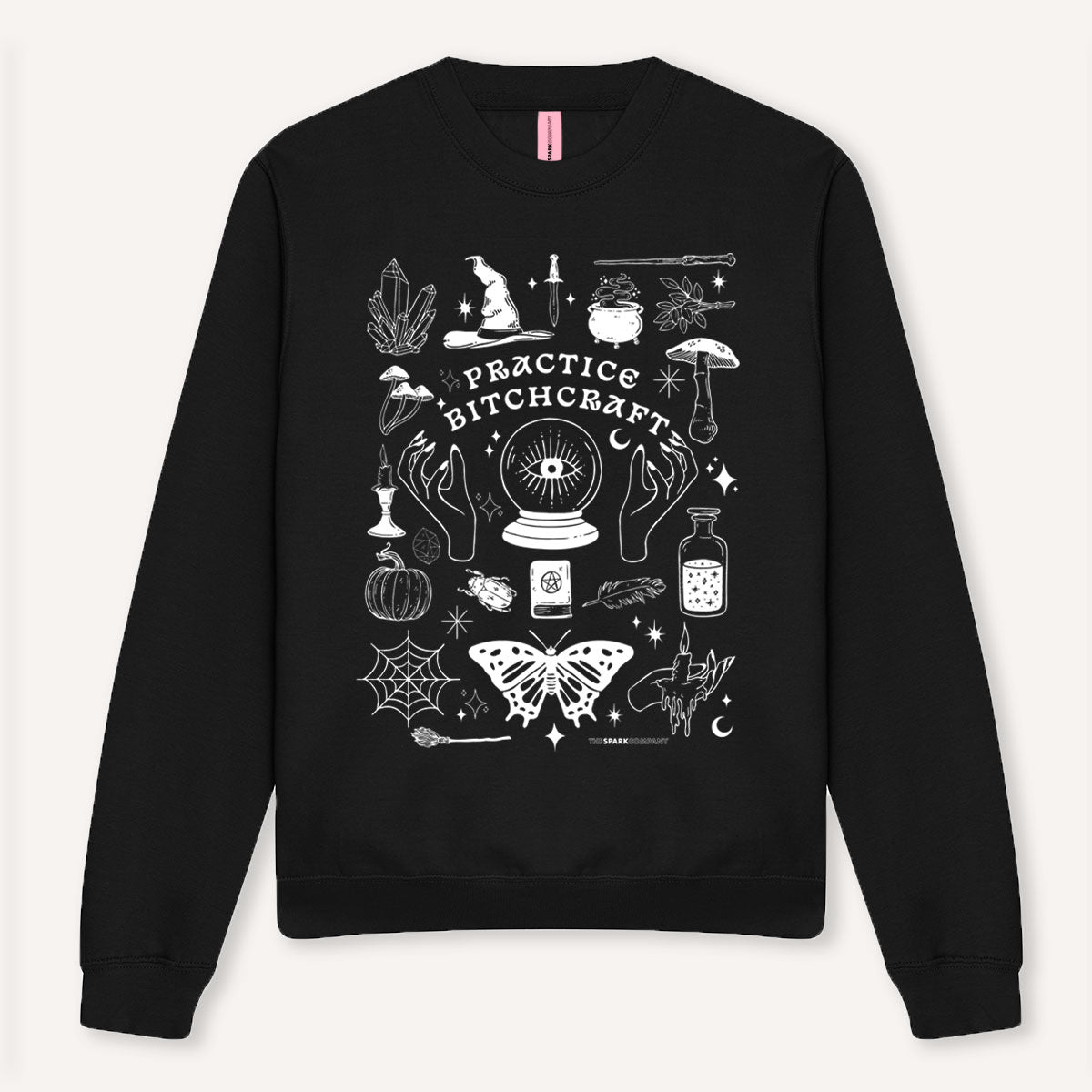 Practice Bitchcraft Halloween Sweatshirt-Feminist Apparel, Feminist Clothing, Feminist Sweatshirt, JH030-The Spark Company