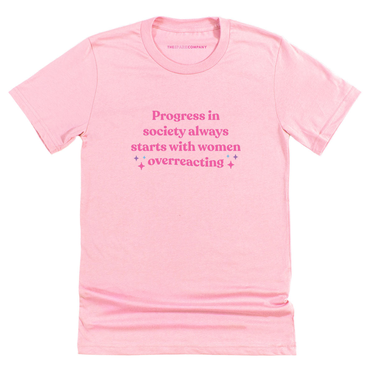 Progress In Society T-Shirt-Feminist Apparel, Feminist Clothing, Feminist T Shirt, BC3001-The Spark Company