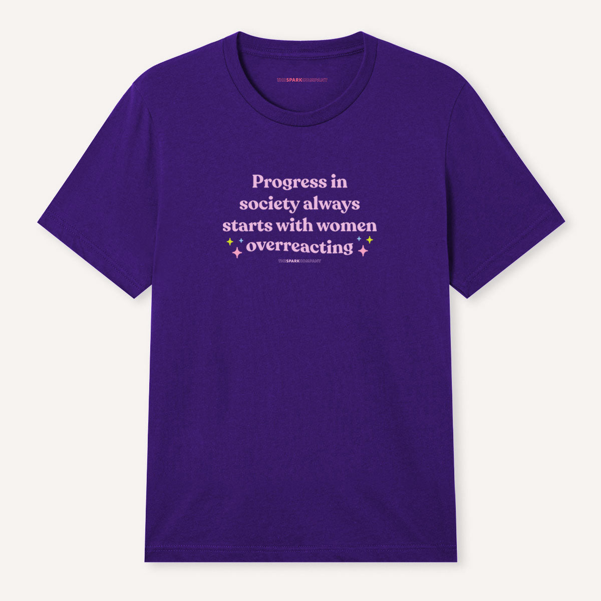 Progress In Society T-Shirt-Feminist Apparel, Feminist Clothing, Feminist T Shirt, BC3001-The Spark Company