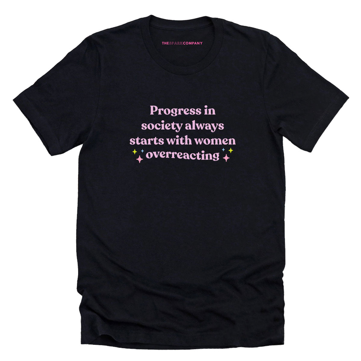 Progress In Society T-Shirt-Feminist Apparel, Feminist Clothing, Feminist T Shirt, BC3001-The Spark Company