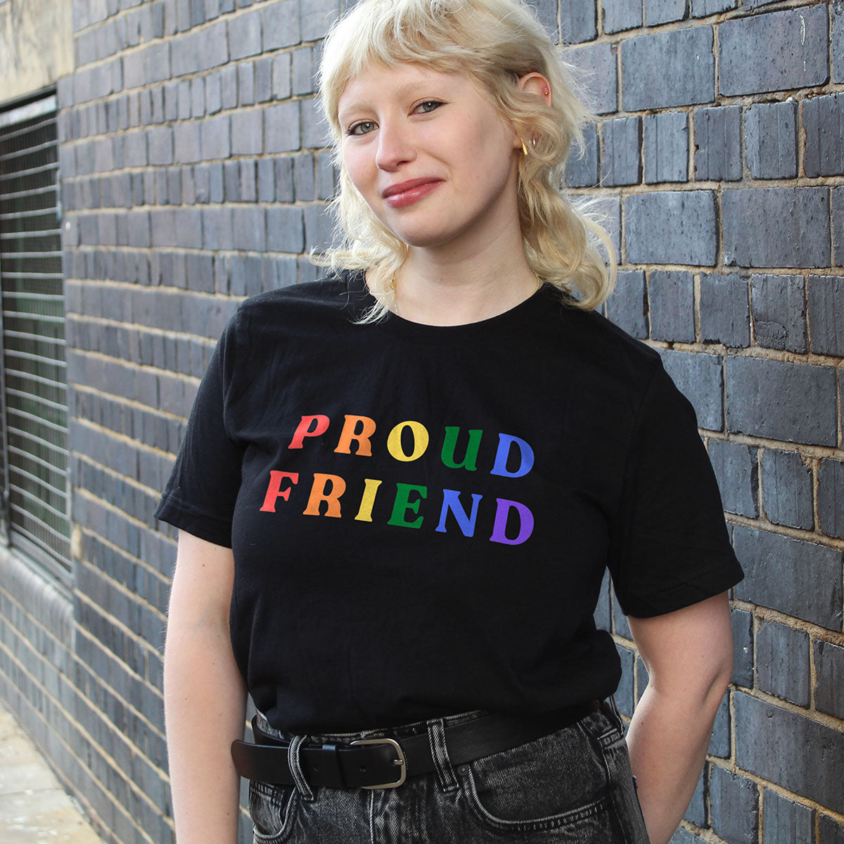Proud Friend T-Shirt-LGBT Apparel, LGBT Clothing, LGBT T Shirt, BC3001-The Spark Company