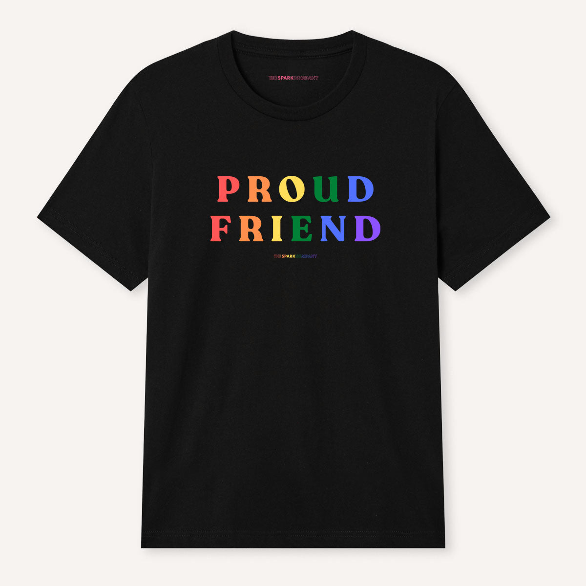 Proud Friend T-Shirt-LGBT Apparel, LGBT Clothing, LGBT T Shirt, BC3001-The Spark Company