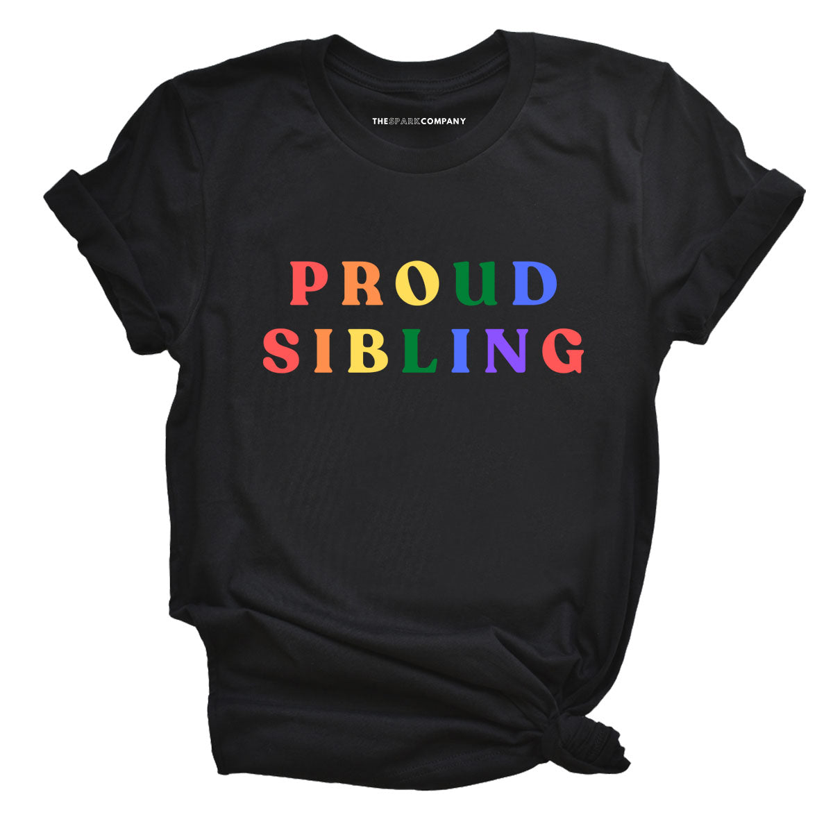 Proud Sibling T-Shirt-LGBT Apparel, LGBT Clothing, LGBT T Shirt, BC3001-The Spark Company